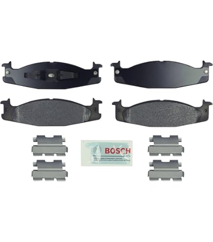 Bosch BE632H Blue Disc Brake Pad Set With Hardware - FRONT, Brake - View #3