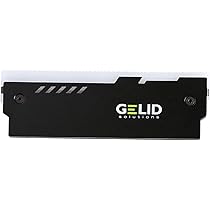 Gelid Solution Lumen RGB RAM Kühler - 2 Stück, Doppelseitige Kühlkörper, Schwarz