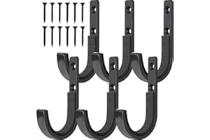 GOHIKING Heavy Duty Wall Mount Gun Racks Gun Hooks Shotgun Hook Rifle Hanger, Felt Lined, Screws Included