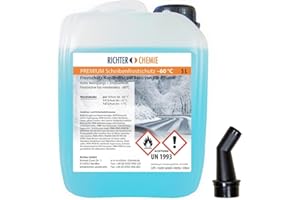 ‎RICHTER CHEMIE 5 Liter Premium Scheibenfrostschutz - 60 Grad | Frostschutz Konzentrat für die Auto Scheibenwaschanlage | Scheibenfrostschutz Konzentrat 5L | Frostschutzmittel Scheibenwaschanlage
