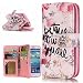 Produktbild Roreikes Samsung Galaxy S3 Lederhülle, PU Leder Brieftasche Silikon Schutzhülle Bunte Retro Cover Wallet Flip Case im Bookstyle Ständer Karteneinschub und Magnetverschluß Etui für Samsung Galaxy S3