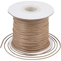 Cordoncino Satinato In Nylon Rosso Da 80m – 1,5mm Per Macramè, Nodi Cinesi, Bracciali, Collane E Gioielli Fai Da Te – Filo Morbido E Lucido - 4