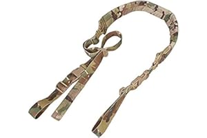 ‎ELITE TRIBE Elite Tribe Airsoft Jagdgewehrschlinge, taktische Schnellverstellung, gepolstert, 2-Punkt-Schlinge Multicam