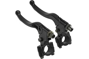 JUUDDENPARTS 1 Pair Universal 7/8" 22mm Handlebar Clutch and Brake Lever Set Assembly, Replacement for Honda XR80 XR100 XR250 CRF70 CRF80 CRF100, Replacement for Stomp Z2 Z3