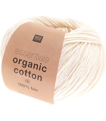 Essentials Organic Cotton Aran Rico Design 011 Menthe 50 GR 90 M | Little Tricot