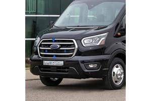 LUXELL Lot de 4 grilles de calandre avant chromées pour Transit MK8 [2019+]