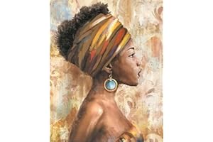 Maysurban Peinture par Numero Adulte DIY Peinture à l'huile Numéros Toile Paint by Numbers Peindre par Nombre Kits sans Cadre 40x50cm,Jeune fille