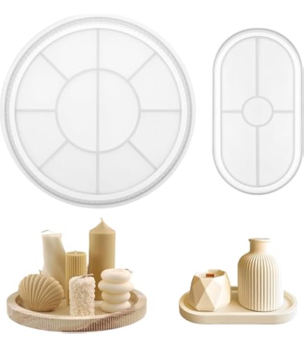 WIKIMO 3er Set Silikonformen - Gießformen Für Epoxidharz & Beton In Dreieck-Form