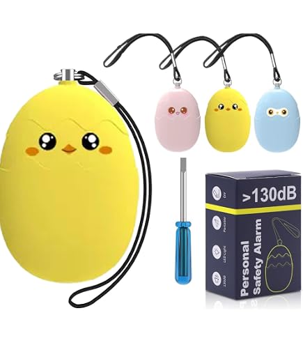 2 Pezzi Allarme Personale Tascabile - 130 DB - Allarme Antipanico - Autodifesa - Con Lampada LED - Per Donne, Bambini, Ragazze E Anziani | Leroy Merlin - 6