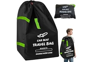 AOMANTIC SARL Bolsa de transporte para cochecito de bebé, Bolsa de viaje para asiento de bebé, Bolsa de Cochecitos de Viaje, Impermeable B-olsa de Transporte Cochecito, adapta a la mayoría de los asientos de coche