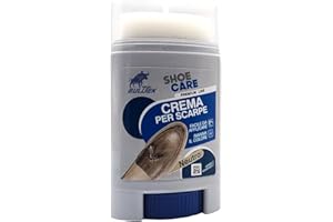 BullTek Crema Nutriente per Scarpe in Pelle - Emulsione Naturale con Oli e Cere Vegetali, Balsamo per Cuoio e Pelle, Protegge da Acqua e Umidità - Ideale per Scarpe, Stivali, Borse e Mobili (NEUTRO)