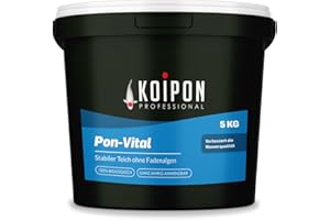 KOIPON Pon-Vital 5 kg, Die 100% biologische Alternative zum Fadenalgenvernichter gegen Algenwachstum und Fadenalgen im Gartenteich