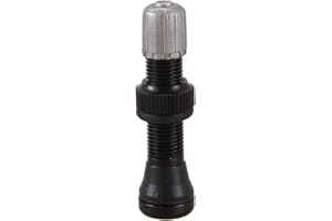 NATHA VáLvula Tubeless VáLvula de Bicicleta para Carretera Bicicleta NeumáTicos Sin CáMara NúCleo de LatóN VáStago de AleacióN Sellador Sin CáMara Compatible Negro