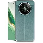Coverzone Realme 12 5G İle Uyumlu Serisi ile Birebir Uyumlu Kılıf Deri G&ouml;r&uuml;n&uuml;ml&uuml; Niss Silikon TPU Realme 12 5G Serisi ile Bir