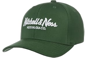 Mitchell & Ness Classic Red Pinscript Snapback