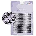 MAYCREATE® False Eyelash Extensions Kit, DIY 160pcs Eye Lashes Clusters, 11-12-13mm Mixed Natural Curl False Eyelashes for Women Girls Home Use Wispy Lash