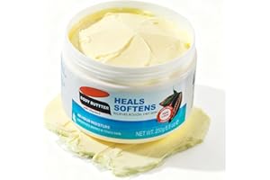 HOUSN Body Butter Con Shea Butter E Vitamina E,Crema Corpo Idratante,Texture Burrosa Non Grassa,Cura Corpo Completa,Idratazione Duratura,Migliora La Rugosità,Per Pelle Secca,250g