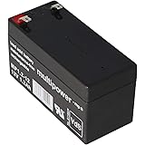 Multipower Bleigelakku/Blei Gel Akku/12V/1,2Ah/MP1.2-12/VRLA Batterie/Wartungsfrei/Betriebsbereit/hohe Zyklenfestigkeit