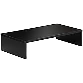 FITUEYES Monitorständer Bildschirmständer aus Holz Ergonomischem Laptop-Druckerständer für Monitor Laptop Drucker Fernseher 4