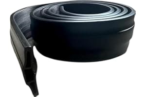 Pro Home Floor Cable Protector Heavy Duty Rubber Wire Cover Non-Slip Protect Cables & Prevent Trip Hazards Outdoor Cord Protector (1m)