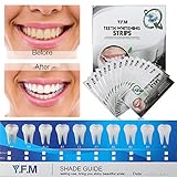 Teeth Whitening Strips Y.F.M. 28 Bright Smile White Strips Charcoal Tooth Whitening Treatment, Teeth Care Kit