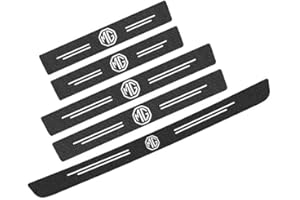 XXBBNHB 5pcs Coche Umbral Puerta, para MG ZS EZS 2017-2022 2023 2024 Antidesgaste Antiarañazos Accesorios Decorativos Antideslizantes para automóviles