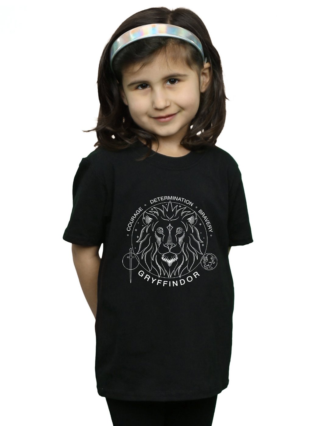 Absolute-Cult-Harry-Potter-Mdchen-Gryffindor-Seal-T-Shirt