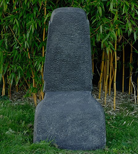 Moai Kopf Steinguss / Osterinseln Statue 100cm für Haus und Garten - 4