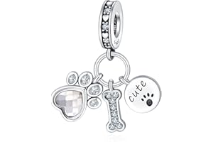 H.ZHENYUE Ciondolo in Argento Sterling 925 Charm Bead Boy Magic Spider Hero School Animal Cartoon con Zirconia,3 confezioni Compatibile Bracciale Collane compleanno,regalo Natale per donne e ragazze