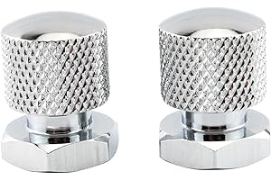 FINMOKAL Pair Seat Mounting Nuts Bolts For Harley Road King Fat Boy Electra Glide Softail