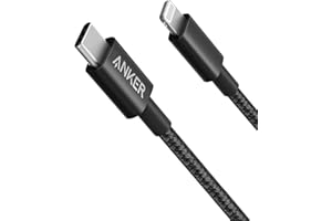 Anker USB C Lightning Kabel, 331 USB C auf Lightning Ladekabel 100cm, MFi zertifiziert, New Nylon Schnellladekabel für iPhone 14/13/12/11 Serie, Unterstützt Power Delivery (Schwarz)