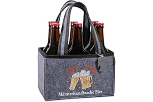 Anicy Männerhandtasche Bier Männer - Lustige Bier Geschenke für Männer Geburtstag, Geburtstagsgeschenk für Männers, Männergeschenke zum Geburtstag, Biergeschenke für Mann