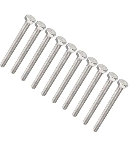 4 Bulloni Esagonali Acciaio Inox 18-8 1/2-20 X 3-1/4 | Viti Testa Esagonale UNF Filettatura Fine