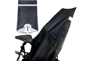 Amacoam Housse de Pluie et Vent Universelle Protection Pluie Velo pour Siege Enfant, pour Enfant Siège de Vélo arrière, Housse de Protection Imperméable Siège de Vélo Contre la Saleté et Lhumidité