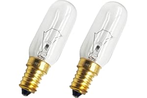 OOBRAN Pack of 2 40W 240V Cooker Hood Bulbs Replacement Universal Small Screw Cap E14