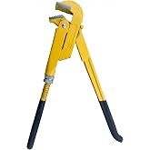 1" Parmak Maşalı &Ccedil;elik Boru Anahtari, PVC İzole Ergonomik Saplı, Profesyonel Tesisat Anahtarı