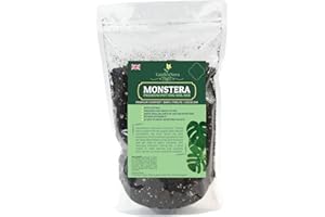 GardenNova Premium Monstera Potting Soil - Quick Drain Potting Soil for Growing and Repotting Monstera Deliciosa/Swiss Cheese Plant - 3 Liters Bag