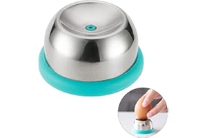 Zimoer Buca Uova In Acciaio Inox, Perfora e Perforatore Per Uova (Blu)