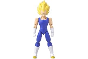 Bandai - Dragon Ball Z - Figurina articolata Dragon Stars 17 cm - Majin Vegeta - Licenza ufficiale Dragon Ball - Figurina articolata Majin Vegeta - Giocattolo per bambini 4 anni e + - 40731