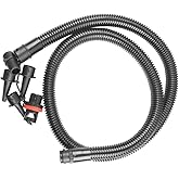 Ieron Inflation Hose Air Pump 1.2m Inflatable Tube with Connector Manual Pump Replacement Hose Air Pump Tube Camping Board Tu