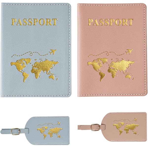 Organizer Documenti Viaggio Per Uomini Donne Custodia Passaporto Con Protezione RFID | Portafoglio Da Viaggio In Pelle PU | Organizer Per Carte, Biglietti E Documenti Custodia Passaporto Antiscansione