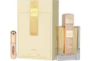 RESAES RESISTANT AND AESTHETIC Angham Original Parfum arabe longue durée avec atomiseur rechargeable 5 ml, parfum oriental avec notes de mandarine, poivre rose et vanille (Angham)