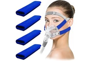 NJCXOLA 4 Stück CPAP Maske CPAP Gurtbezüge Gesichtspads CPAP Komfortpolster Gesichtspolster Gurt-Komfort-Pads CPAP reinigungstücher