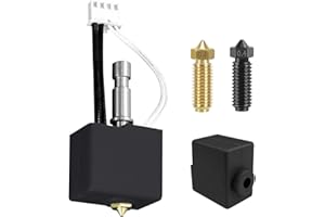 HIKUDIY 0,4 mm Kobra S1/Kobra S1 Combo Hotend, Extruder-Druckkopf mit 0,4 mm Düse aus gehärtetem Stahl, 0,4 mm Messingdüse und Silikonsocke für Anycubic Kobra S1/Kobra S1 Combo 3D-Drucker