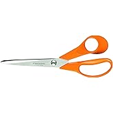 Fiskars &uuml;niversal makas, sağ elini kullananlar i&ccedil;in, toplam uzunluk: 21 cm, kaliteli &ccedil;elik/plastik, klasik, 1000815