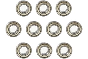 Unifizz 688ZZ Cuscinetto a sfere a gola profonda, 8 x 16 x 4 mm Cuscinetto in acciaio Z1 Cuscinetti a sfere in ferro, 10 pezzi