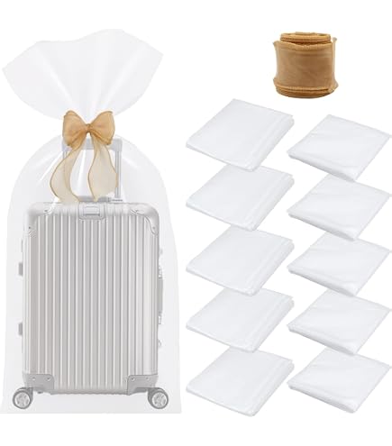Sacchetti Di Plastica Trasparenti Extra Large - 10 Pezzi, Misure 100 X 152 Cm, Spessore 20 My, Impermeabili E Resistenti - Per Traslochi, Bagagli, Trapunte, Mobili - 3
