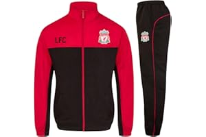 LIVERPOOL F.C. Liverpool FC Boys Tracksuit Jacket & Pants Set Kids Official Football Gift