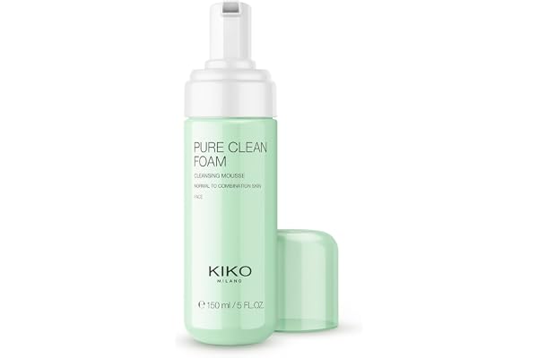 KIKO Milano Pure Clean Foam, Mousse Visage Nettoyante Et Purifiante