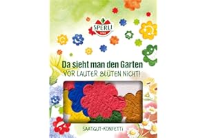 Sperli Saatgut-Konfetti - Einzigartige, Bunte Blumensamen als Geschenk & Dankeschön - Einfach Streuen & Genießen, Wunderbare Garten Blütenpracht mit Löwenmäulchen & Margerite